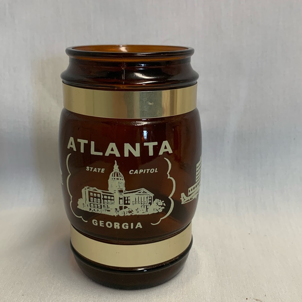 Vintage Atlanta Barrel Mug - Siesta Ware - USA